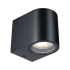 PAULMANN - WL Perugia IP44 rund 1xGU10 Schwarz 230V Aluminium