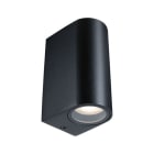 PAULMANN - WL Perugia IP44 rund 2xGU10 Schwarz 230V Aluminium