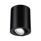 PAULMANN - ABL Spot Esvik IP44 max 1x6,5W 110mm GU10 Schwarz 230V Aluminium