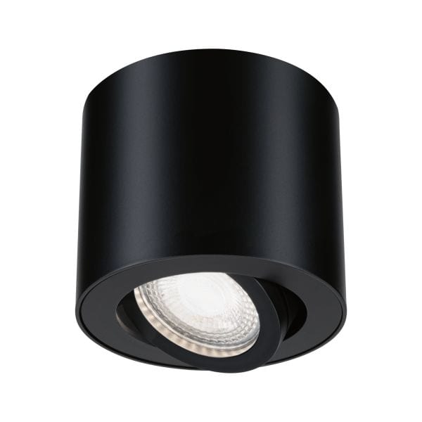 PAULMANN - ABL Spot Nyrik IP44 max 1x5W 60mm GU10 Schwarz 230V Aluminium