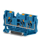 PHOENIX CONTACT - Push-in Twin-Durchgangsklemme 6mm² B=8,2mm blau
