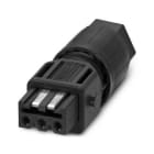 PHOENIX CONTACT - Steckverbinder, QUICKON-Anschluss, Polzahl: 3+PE, 0,5 mm² ... 1,5 mm², 400 V, 16 A AC, schwarz
