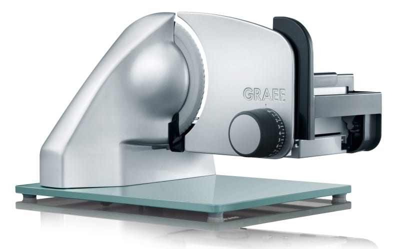 GRAEF - Allesschneider Metall glatt Glasbod Moment/Dauersch 170W si