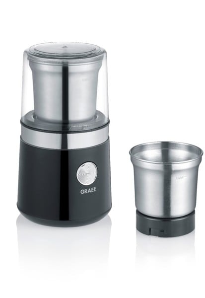 GRAEF - Kaffee-/Gewürzmühle 200W 2x85g ed-sw