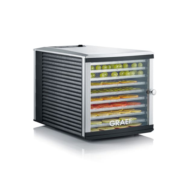 GRAEF - Dörrautomat 630W Disp. 30-70G 10 Gitter 40h Timer si