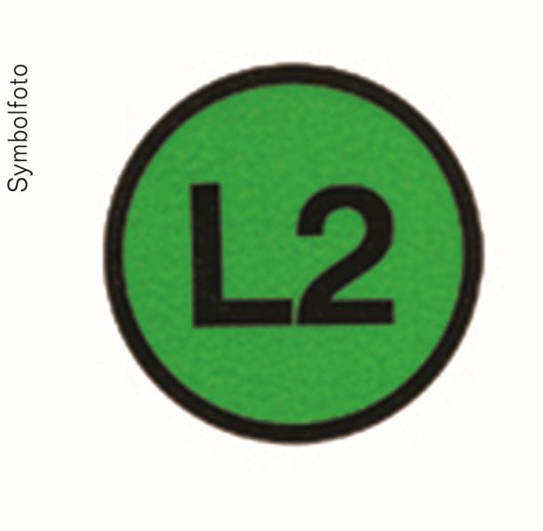 ERA - Beschriftungs-Aufkl.L2 rund,dm=20mm,gn