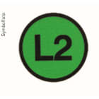 ERA - Beschriftungs-Aufkl.L2 rund,dm=20mm,gn