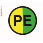 ERA - Beschriftungsaufkl.PE rund,dm=20mm,ge/gn