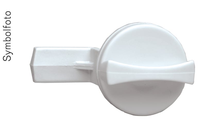 ERA - Drehriegel 3teilig, Kunststoff, RAL7035