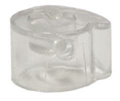 ERA - Polycarbonat Plombierkappe durchsichtig 4Stk/Pkg