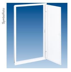ERA - UP-Rahmen mit Tür, bxhxt=1010x1594x60mm, Stahl RAL9016 Verkehrsweiß grobstruktur