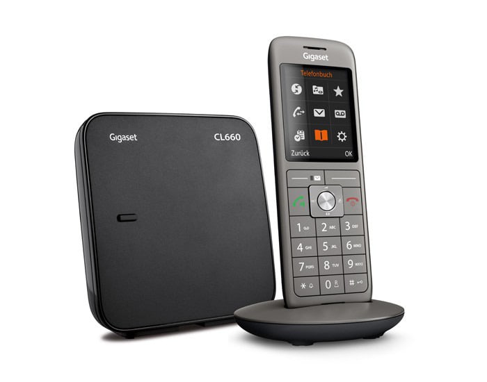 GIGASET - Schnurlostelefon 2.4''TFT 280h St.by DECT/GAP Frspr anth