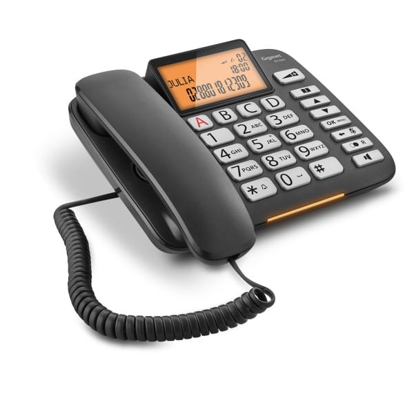 GIGASET - Telefon schnurgebunden Frsp. Disp. Clip sw