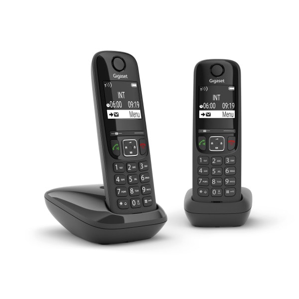GIGASET - Schnurlostelefon Duo 180h St.by ECO DECT/GAP Frsp. Clip sw