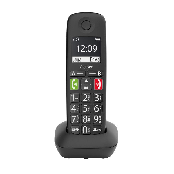 GIGASET - Mobilteil m.Ladesch. ECO DECT/GAP Frsp CLIP sw