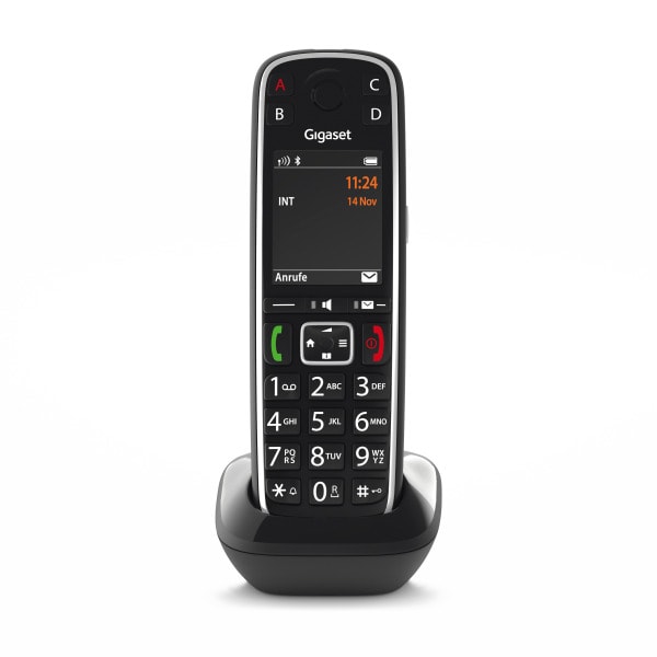 GIGASET - Mobilteil m.Ladesch. ECO DECT/GAP BT Frsp. CLIP sw