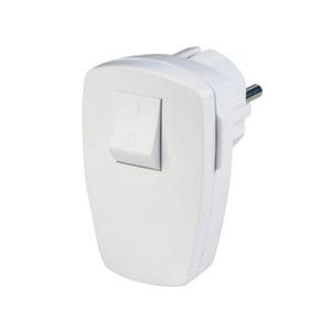 REV - Stecker mit Schalter        ws