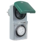 REV - Z-Uhr mech. Tag IP44 gr-gn