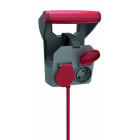 REV - Verlängerung m.Wandhalterung RollON H07RN-F10m grau-rot