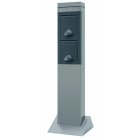 REV - Steel Craft 2-fach Steckdose ohne Zuleitung