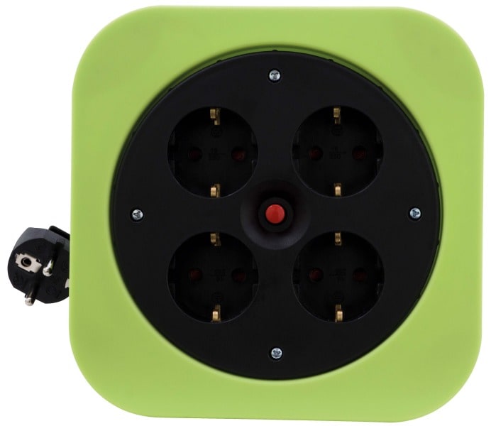 REV - Kabelbox S Kunstst. 4-f.H05VV-F3G 10m grün