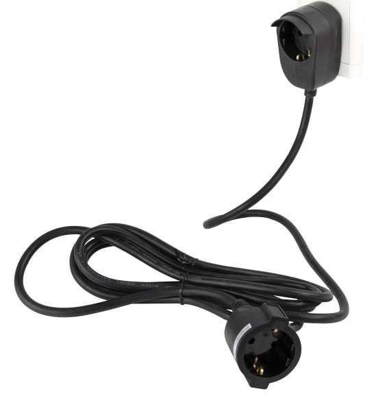 REV - Verlängerung Powersplit H05VV-F3G1,5 3m schwarz