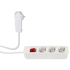 REV - Steckdosenleiste Smart 3-fach m.Schalter 2m weiß