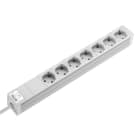RITTAL - 19 Zoll Steckdosenleiste 1HE  7-fach ALU RAL7035