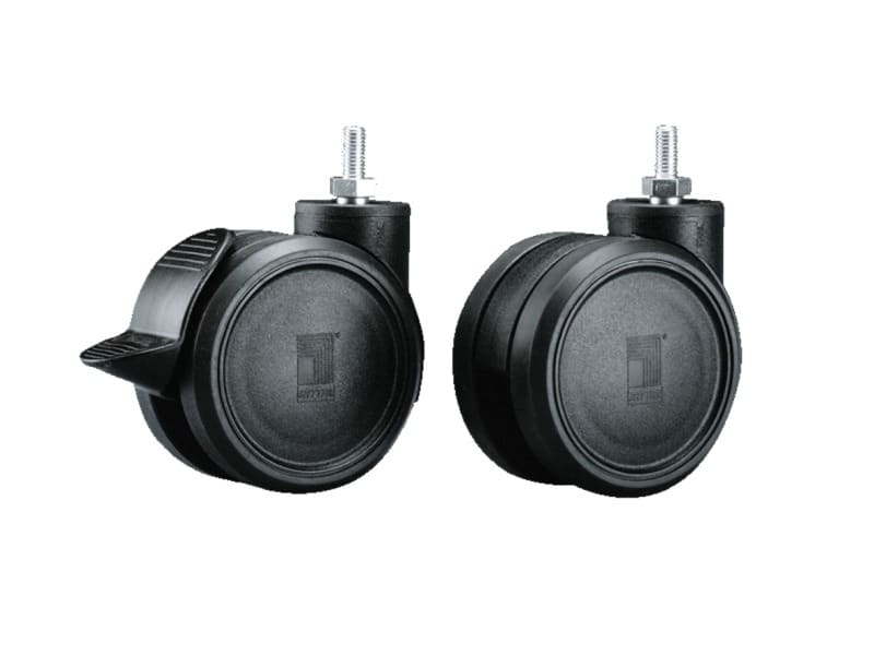 RITTAL - Doppel-Lenkrollen, max.statische Last/Bauteil 120kg, Bodenfreih. 125mm, PAK=4 ST