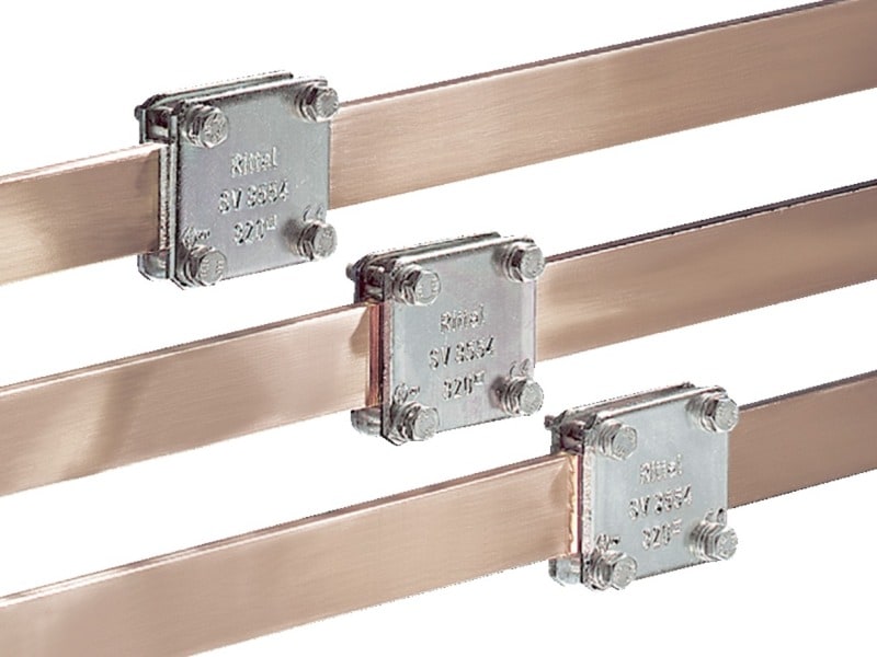 RITTAL - Plattenklemmen für 60mm Schienenbreite, Klemmraum:54x10mm, PAK=3 ST
