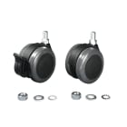 RITTAL - Doppel-Lenkrollen, max. statische Last pro Bauteil 75 kg, Bodenfreiheit 85mm