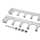 RITTAL - Kabeleinführungsbleche, zum Einbau in CM und TP, B 1200 mm, 6 Ausbrüche je Blech