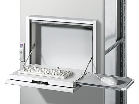RITTAL - Ablage für Mousepad, ausziehbar mit Mouse-Halter
