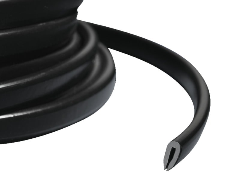 RITTAL - Kantenschutz schwarz (Kunststoff PVC), L: 10000 mm