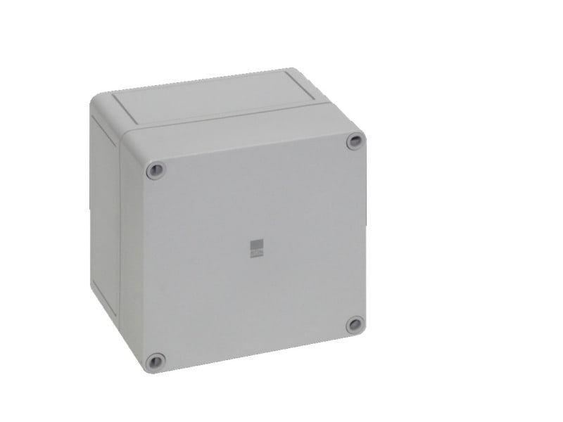 RITTAL - Polycarbonat-Gehäuse PK, grauer Deckel, BHT 130x130x99mm, PAK=4 ST