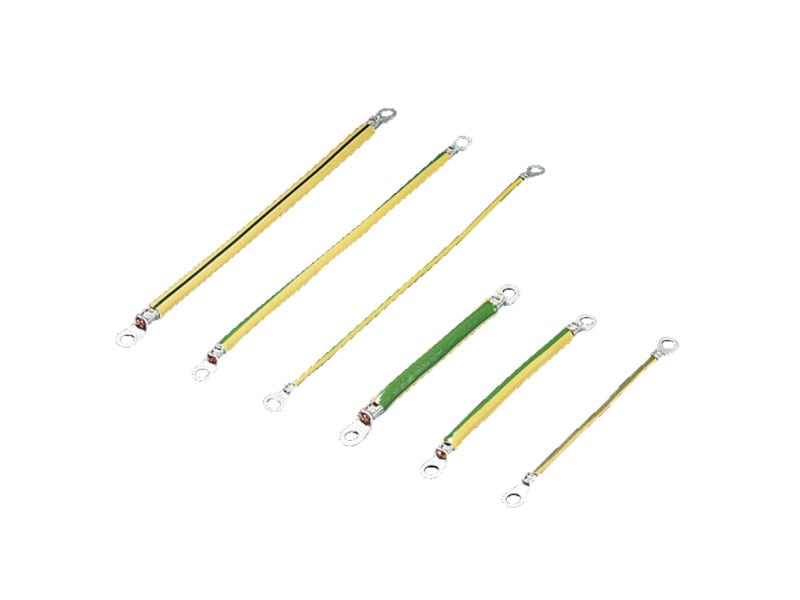 RITTAL - Erdungsbänder M8-M8, Querschnitt 10mm², Länge 300mm, PAK=5 ST