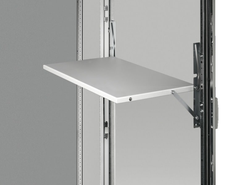 RITTAL - Ablagepult, Aufstellbleche BH 413x400 mm, für Türbreite 600 mm, RAL 7035
