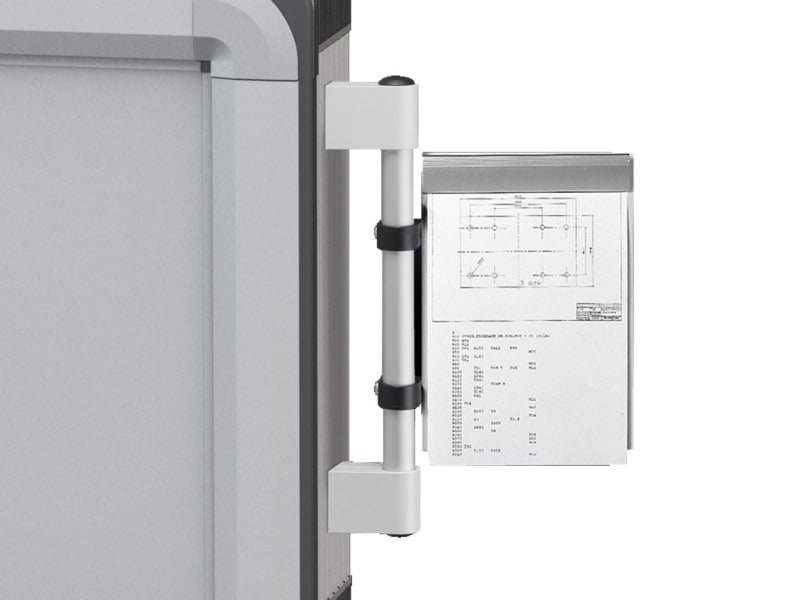 RITTAL - Klemmboard zur Fixierung von Bedienhinweisen oder Plänen (DIN A4), BH 225x315mm