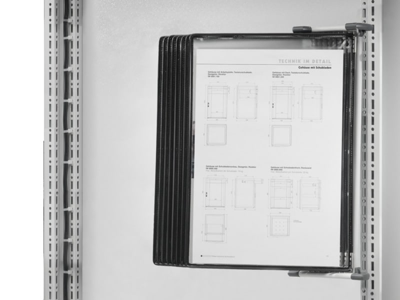 RITTAL - Sichttafel mit Wandhalter