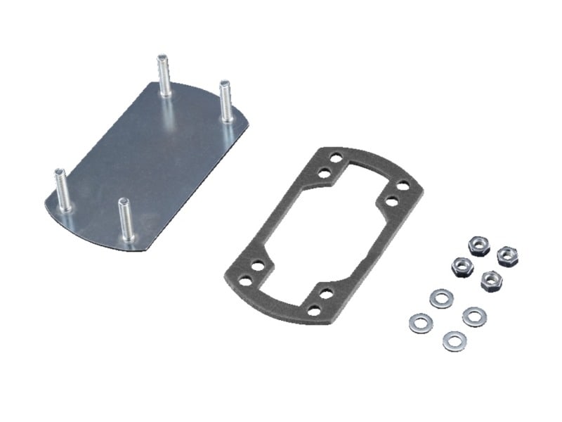 RITTAL - Abdeckplatte, für Tragarmanschluss 120x65mm, Oberfläche verzinkt, chromatiert