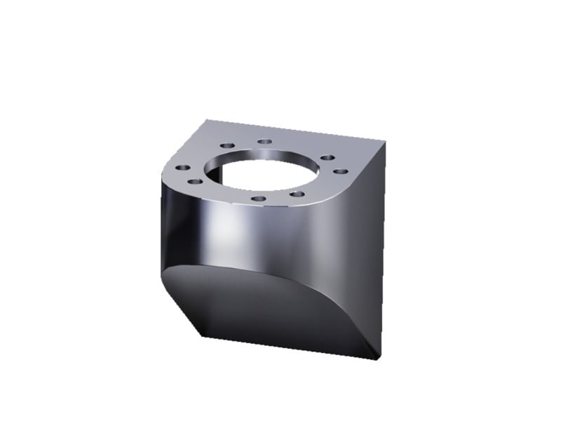 RITTAL - Wandkonsole CP 40, Edelstahl, Rückseitig, Gewinde M8