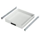 RITTAL - Schubladen-Wanne, ausziehbar, Wanne BHT 600x83x600-800 mm, Stahlblech RAL 7035