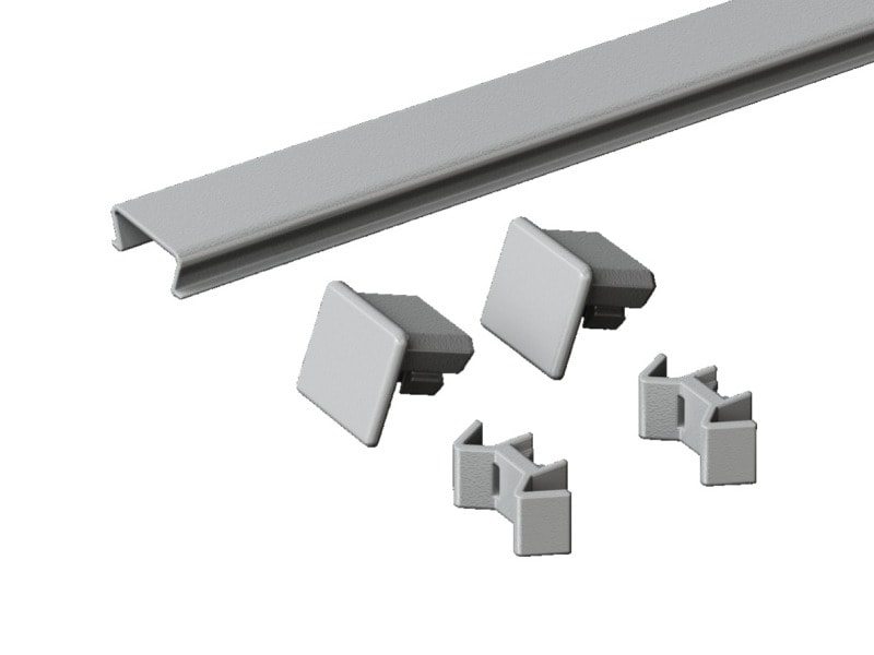 RITTAL - Abdeckung für Anreihung oben, Kunststoff, RAL 7035, für Schranktiefe 400 mm