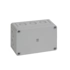 RITTAL - Polycarbonat-Gehäuse PK, grauer Deckel, BHT 130x94x57mm, Vorprägungen, PAK=4 ST