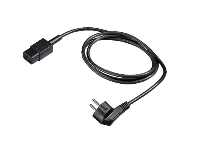 RITTAL - Anschlusskabel, 100-240V AC, Schukostecker und Kaltgerätebuchse C19
