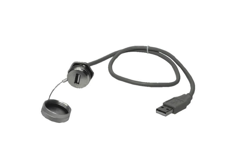 RITTAL - Schnittstellen-Verlängerung mit Wandanschluss, USB, Bauform A, Länge 0,5 m