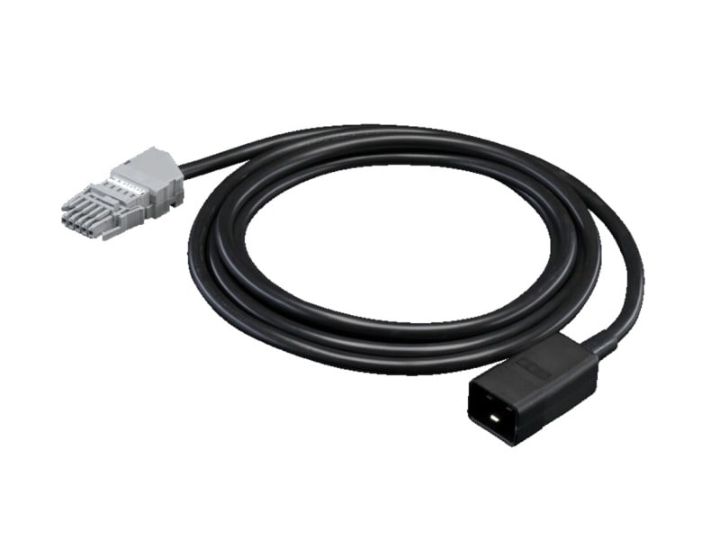 RITTAL - PSM, USV-Anschlusskabel, 3 m, 16 A, 1-phasig, C20, Wago X-Com Stecker