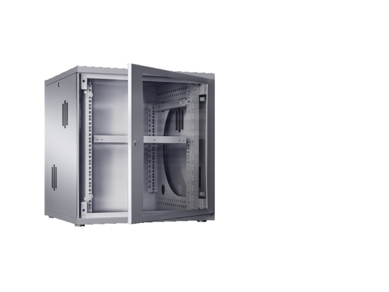 RITTAL - FlatBox 6 HE, BxT 600x600 mm, mit 19''-Profilschienen