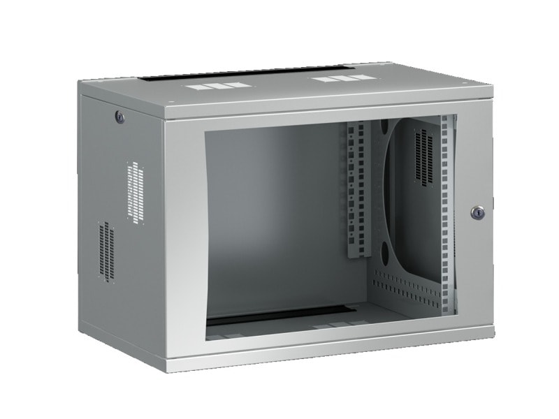RITTAL - FlatBox 9 HE, BxT 600x600 mm, mit 19''-Profilschienen
