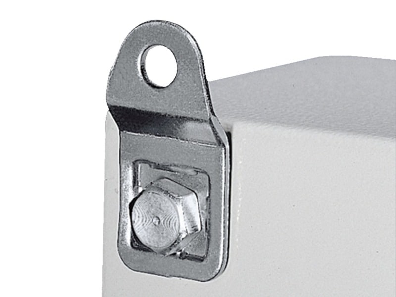 RITTAL - Wandbefestigungshalter, Messing vernickelt, Wandabstand 8mm, PAK=4 ST